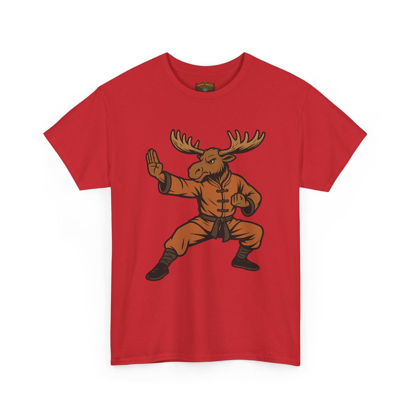 Moose Lee Kung Fu T-Shirt — Martial Arts Moose Graphic Tee
