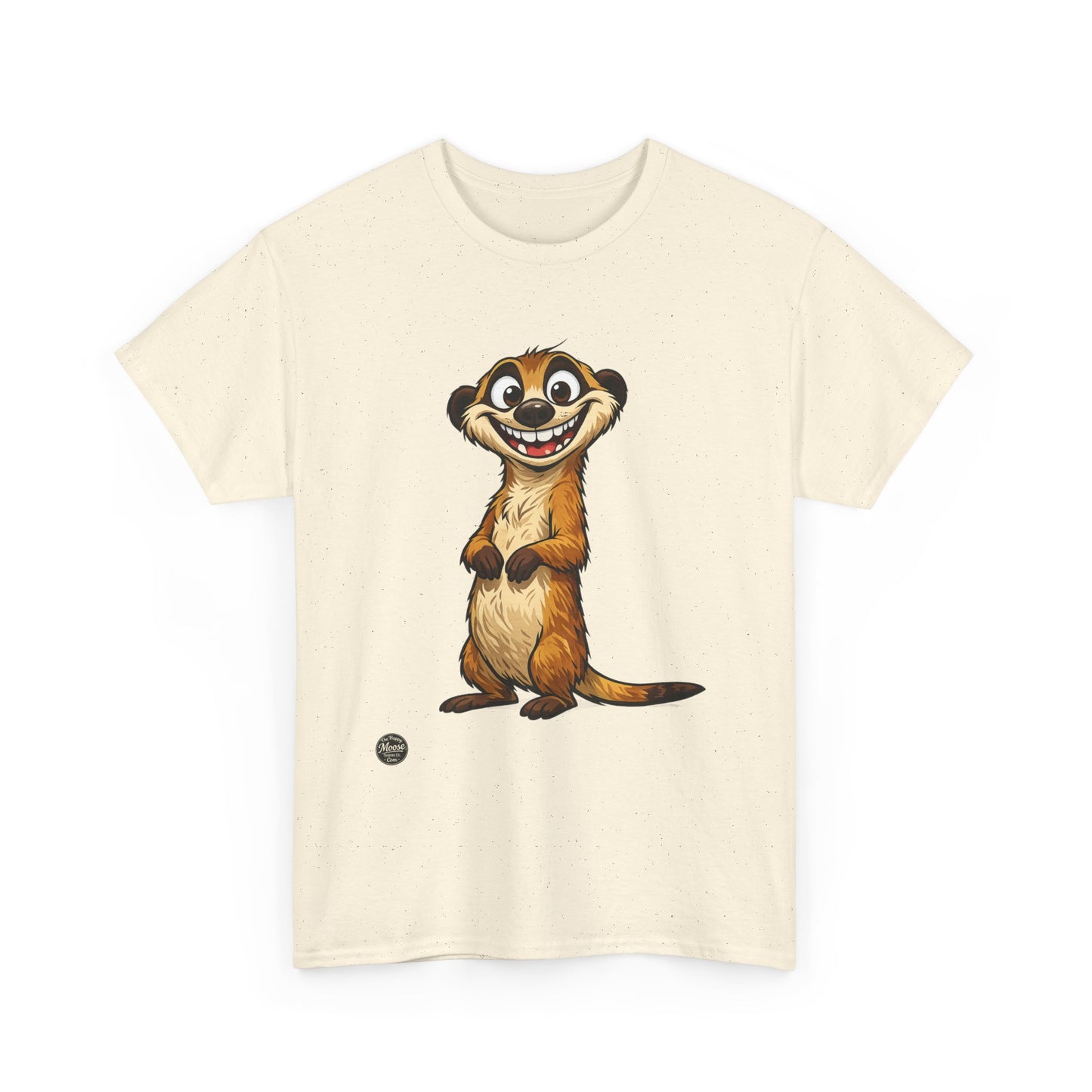 Meerkat Cute Cartoon T-Shirt — Playful Wildlife Tee