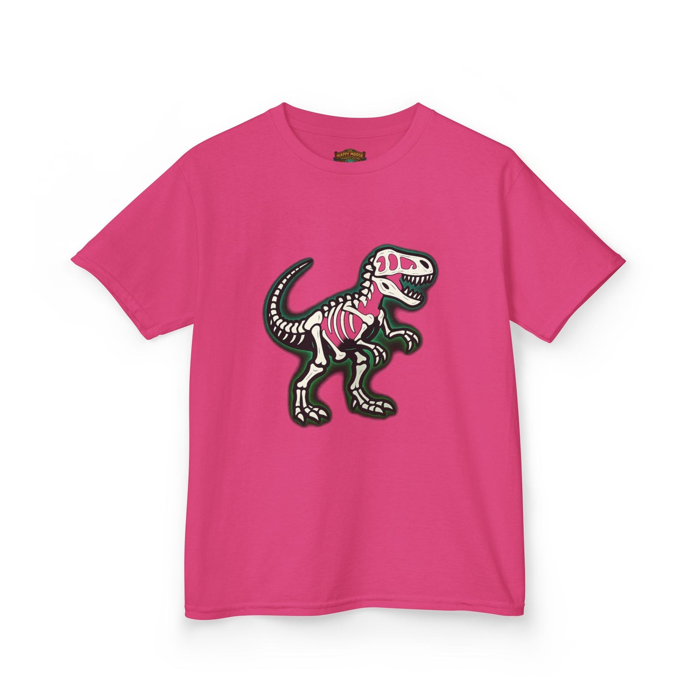 Kids T-Shirt — Dino Skeleton Graphic Tee for Boys & Girls