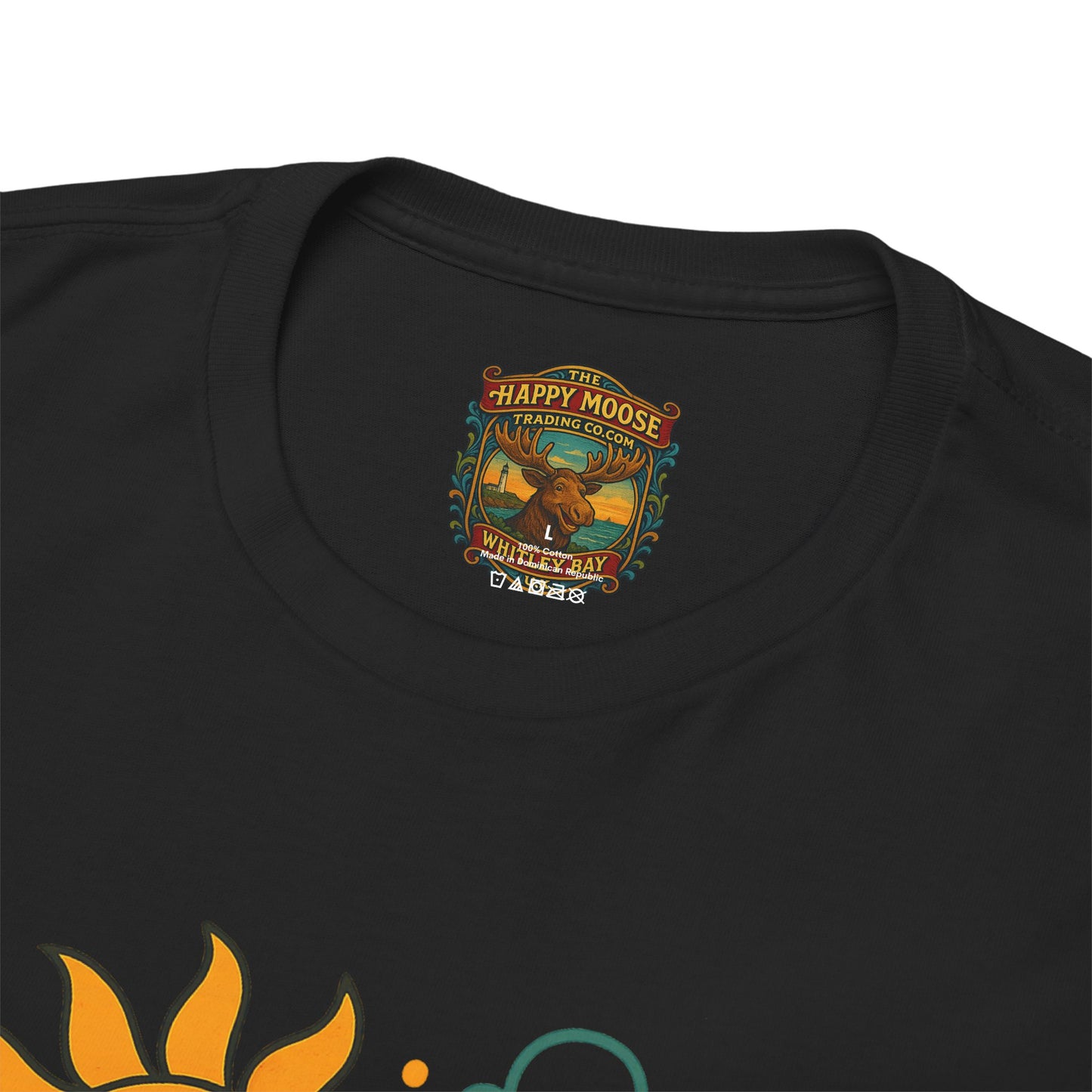 Summer Beach Tee | Surf Waves Palm Tree Graphic