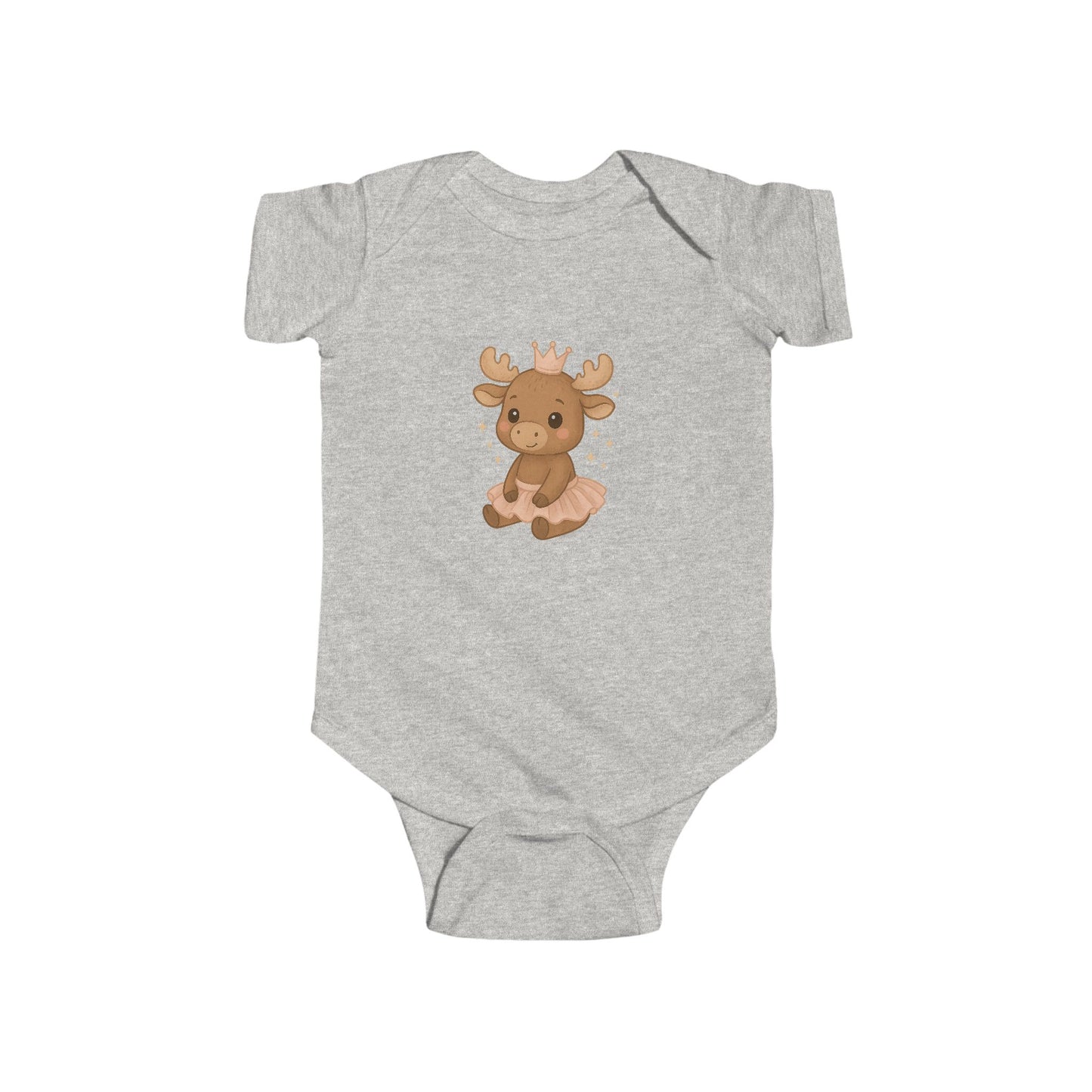 Cute Baby Moose Bodysuit — Adorable Woodland Infant Onesie