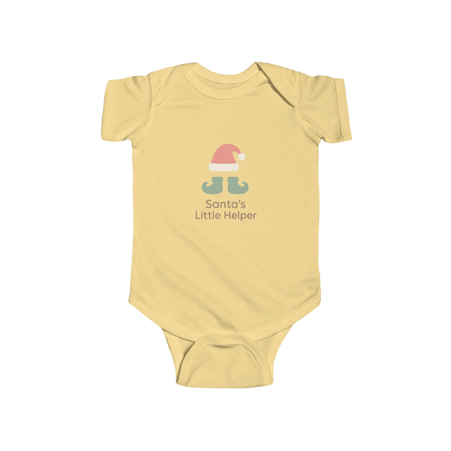 Infant Bodysuit "Santa's Little Helper" Christmas Elf Tee