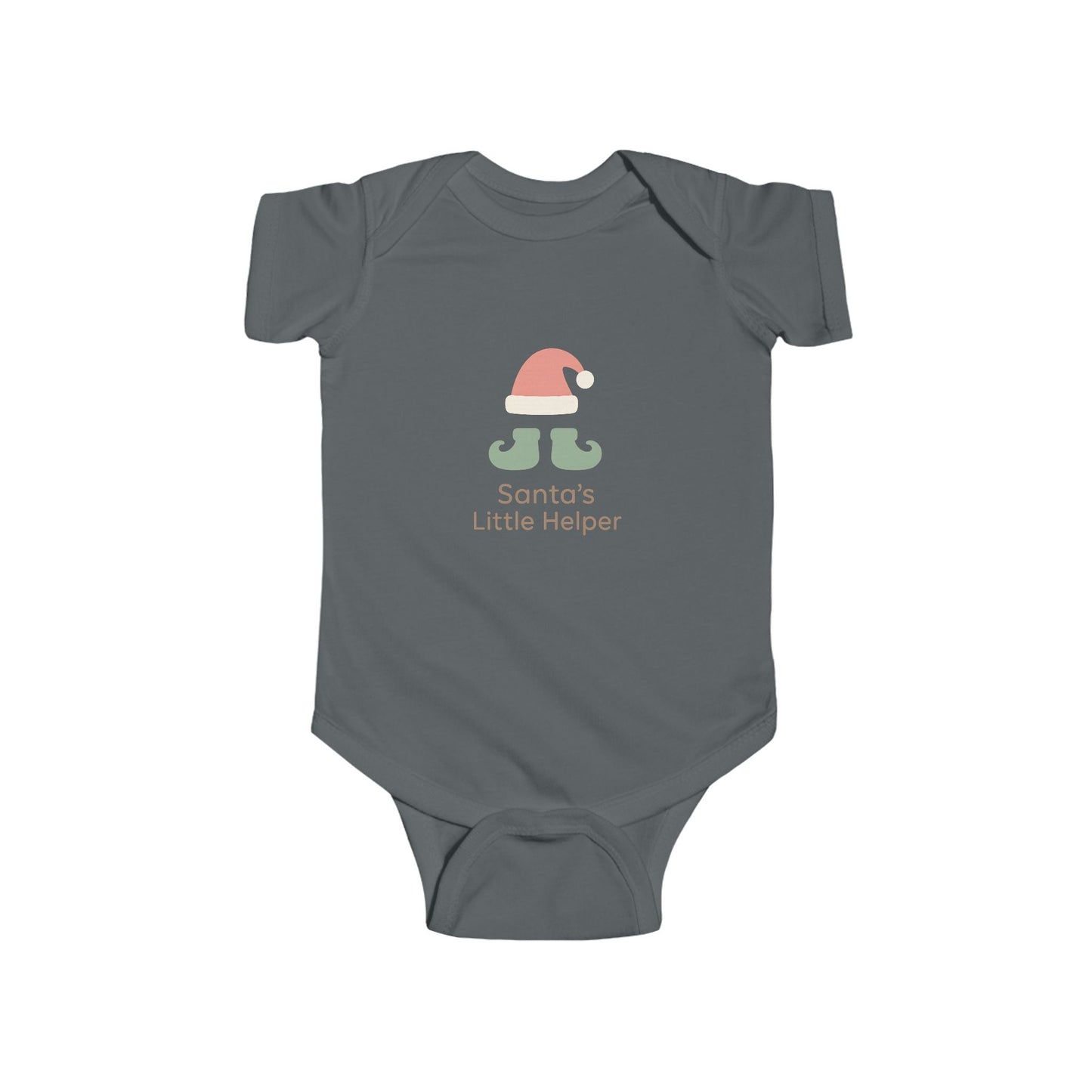 Baby Vest Infant Bodysuit - "Santa's Little Helper" Christmas Elf