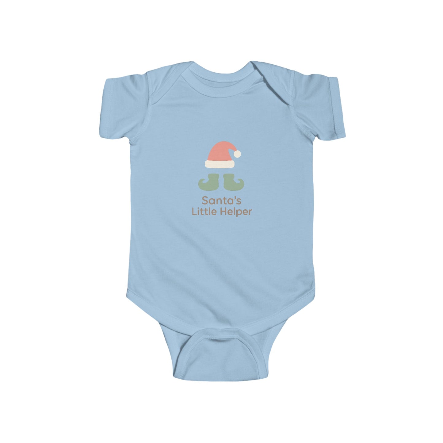 Infant Bodysuit "Santa's Little Helper" Christmas Elf Tee