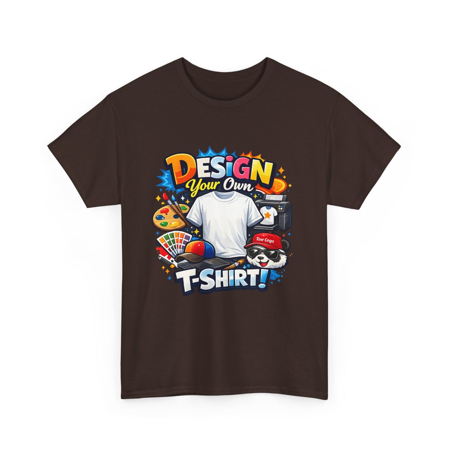 Custom 'Design Your Own' T-Shirt — Personalized Graphic Tee (Front And Rear Print)