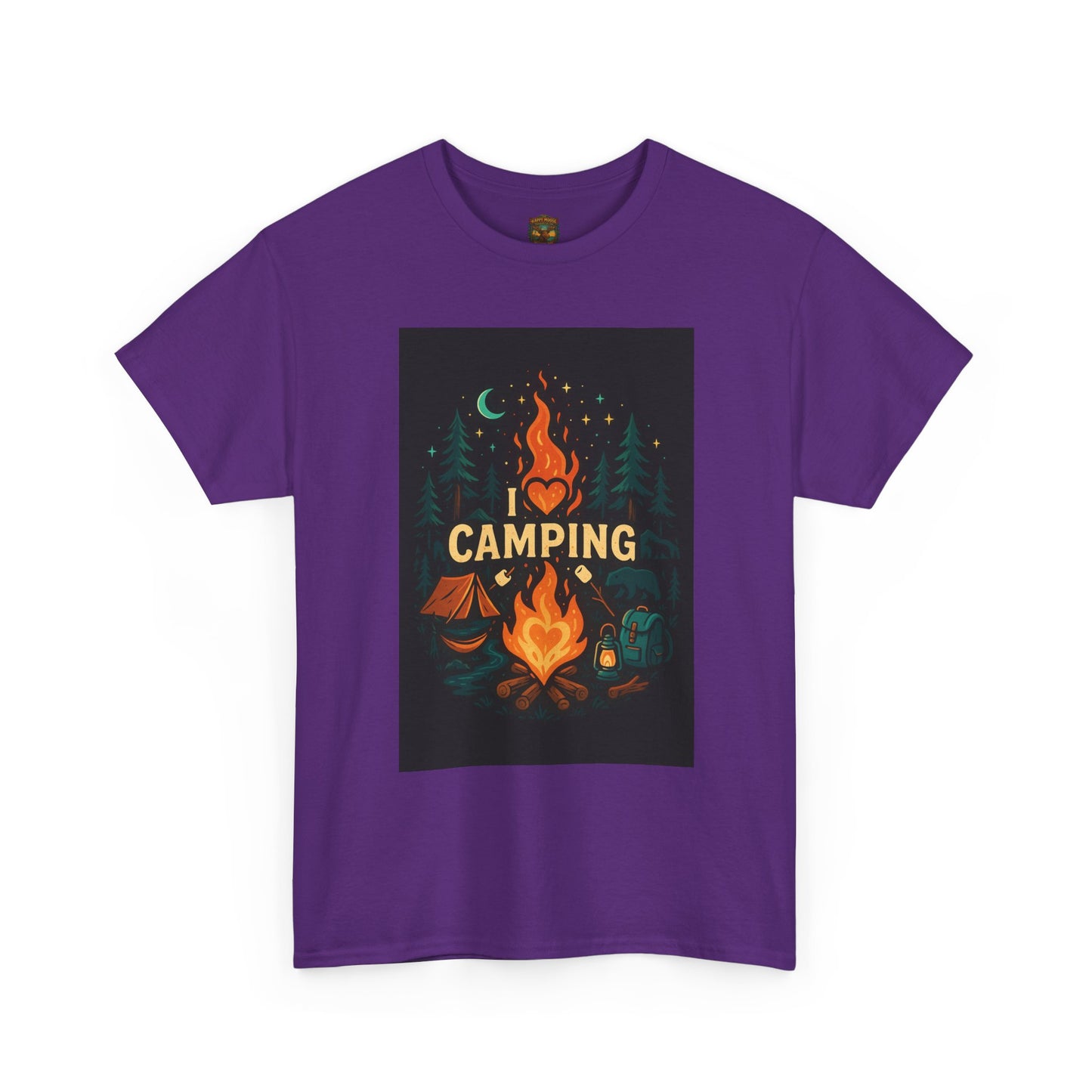 Camping Campfire Graphic Tee | Outdoor Adventure Shirt