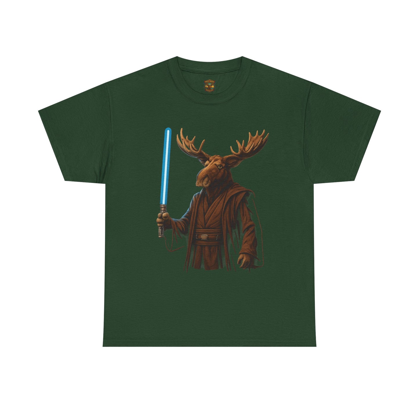 Moose Wars T‑Shirt — Funny Star Wars Inspired Moose with Lightsaber