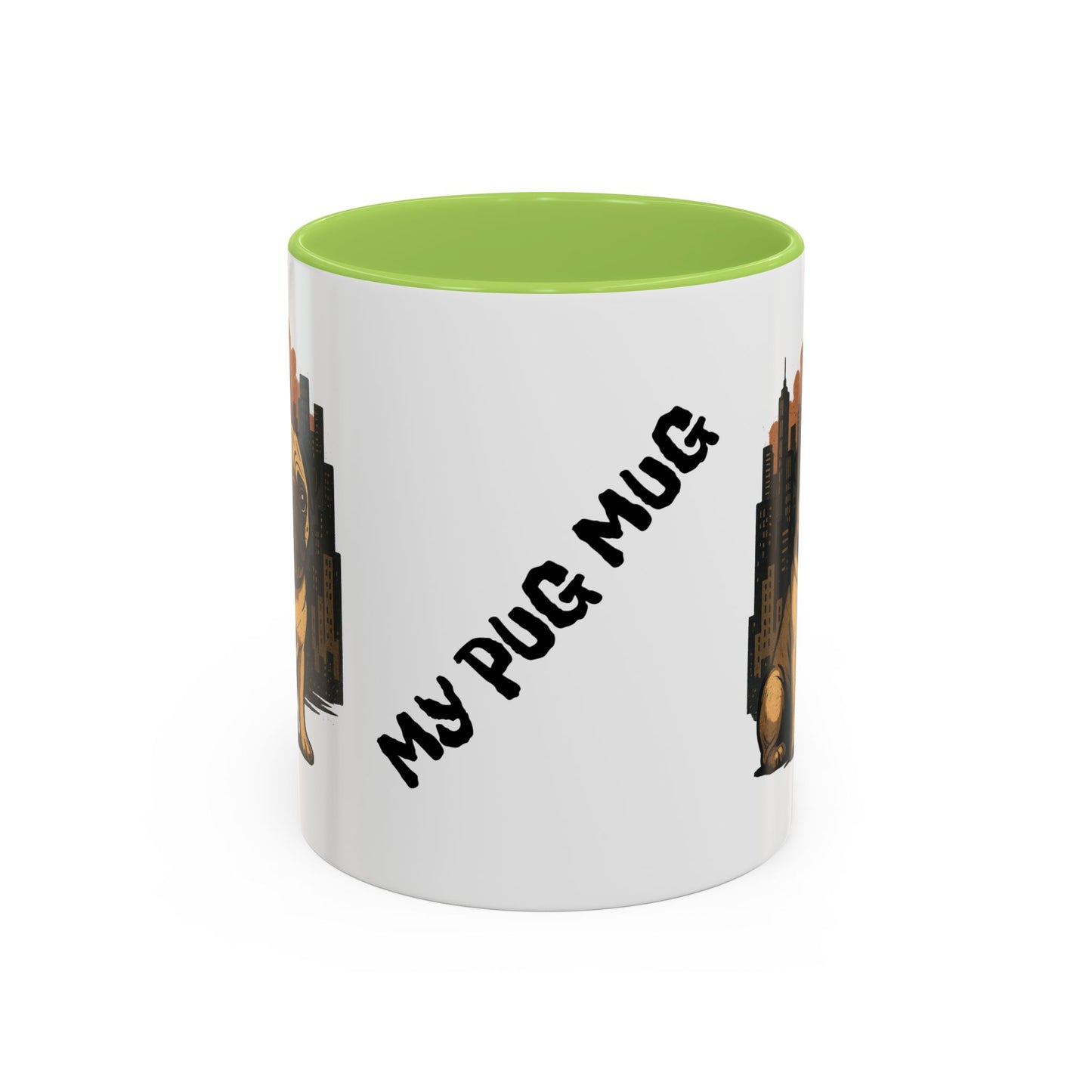 My Pug Mug Coffee Mug — Rustic Mountain Sunset Design
