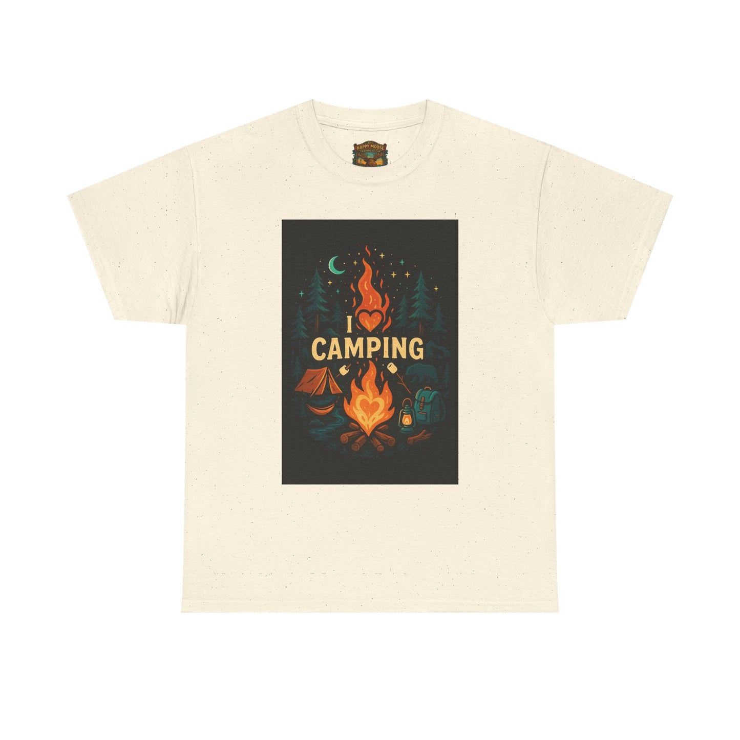 Camping Campfire Graphic Tee | Outdoor Adventure Shirt
