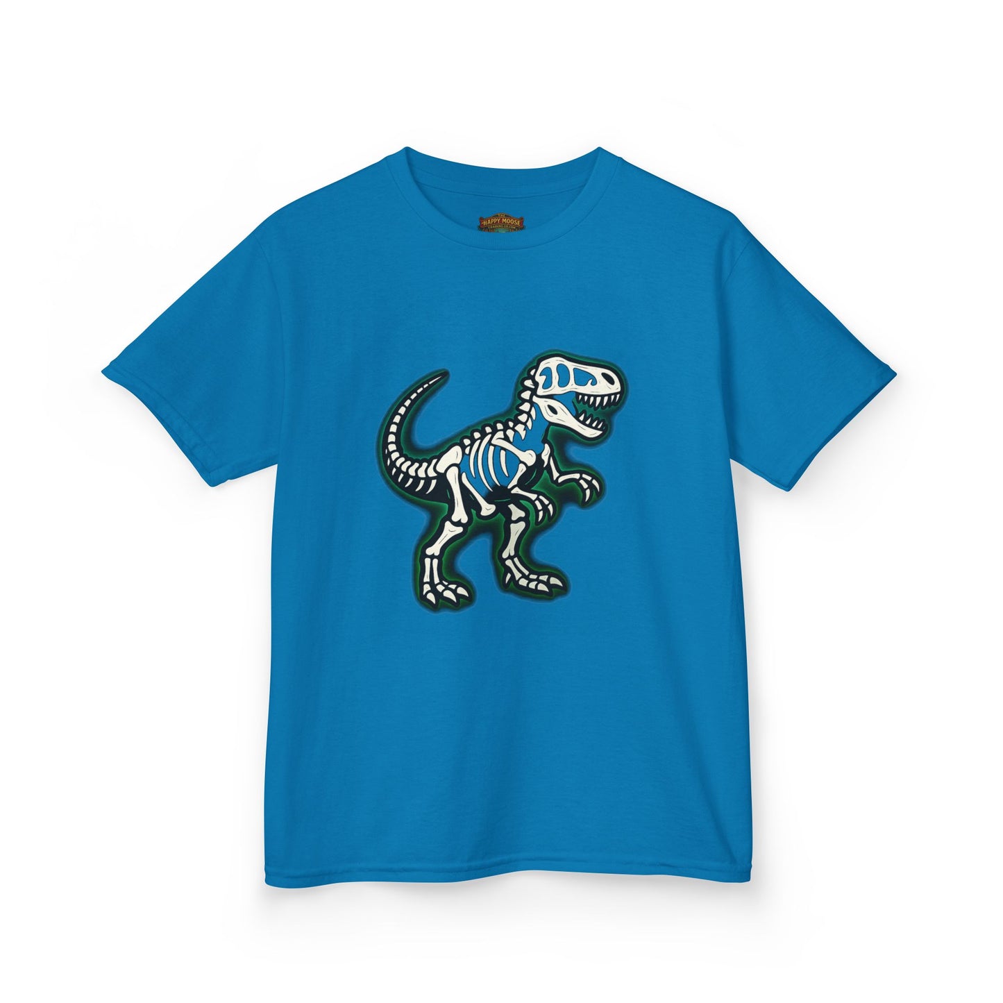Kids T-Shirt — Dino Skeleton Graphic Tee for Boys & Girls