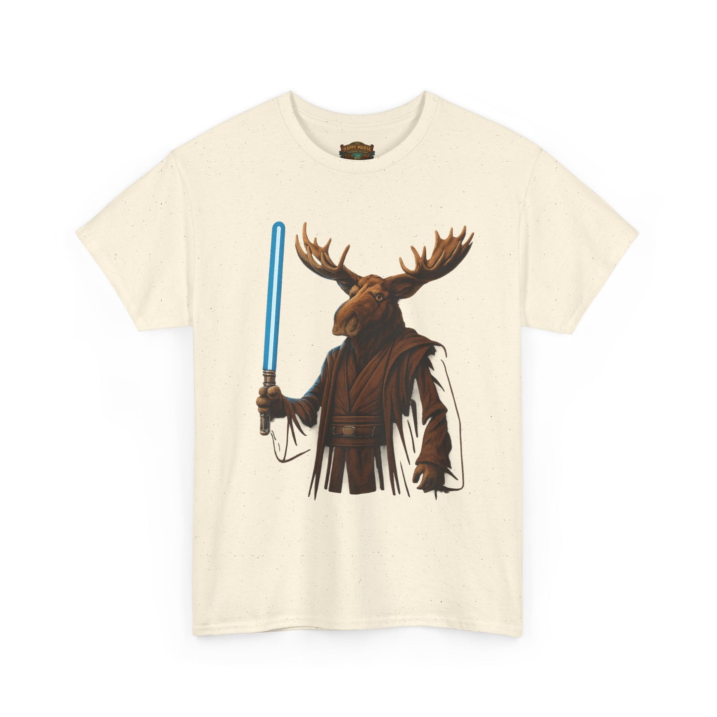 Moose Wars T‑Shirt — Funny Star Wars Inspired Moose with Lightsaber