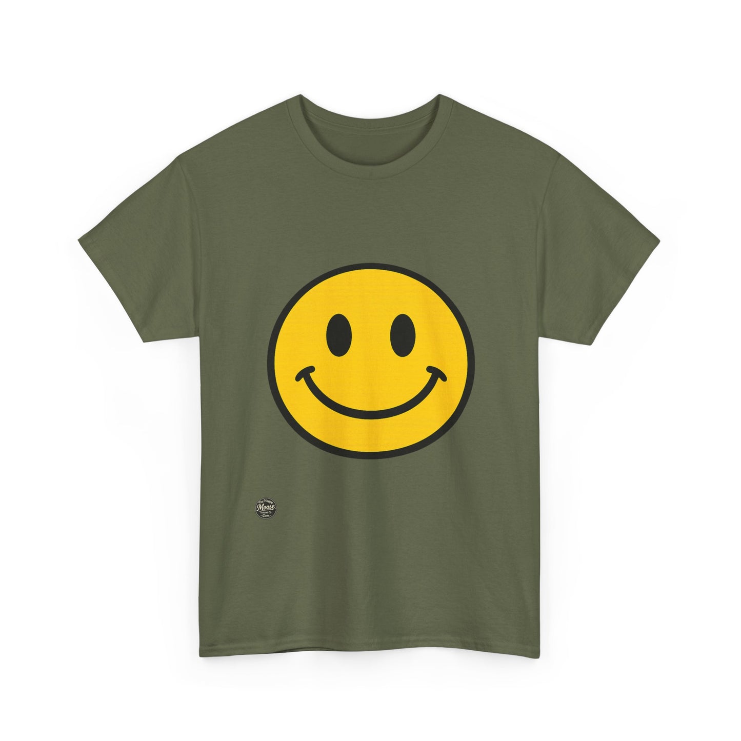 Smiley Face Graphic Tee — Retro Happy Emoji T-Shirt