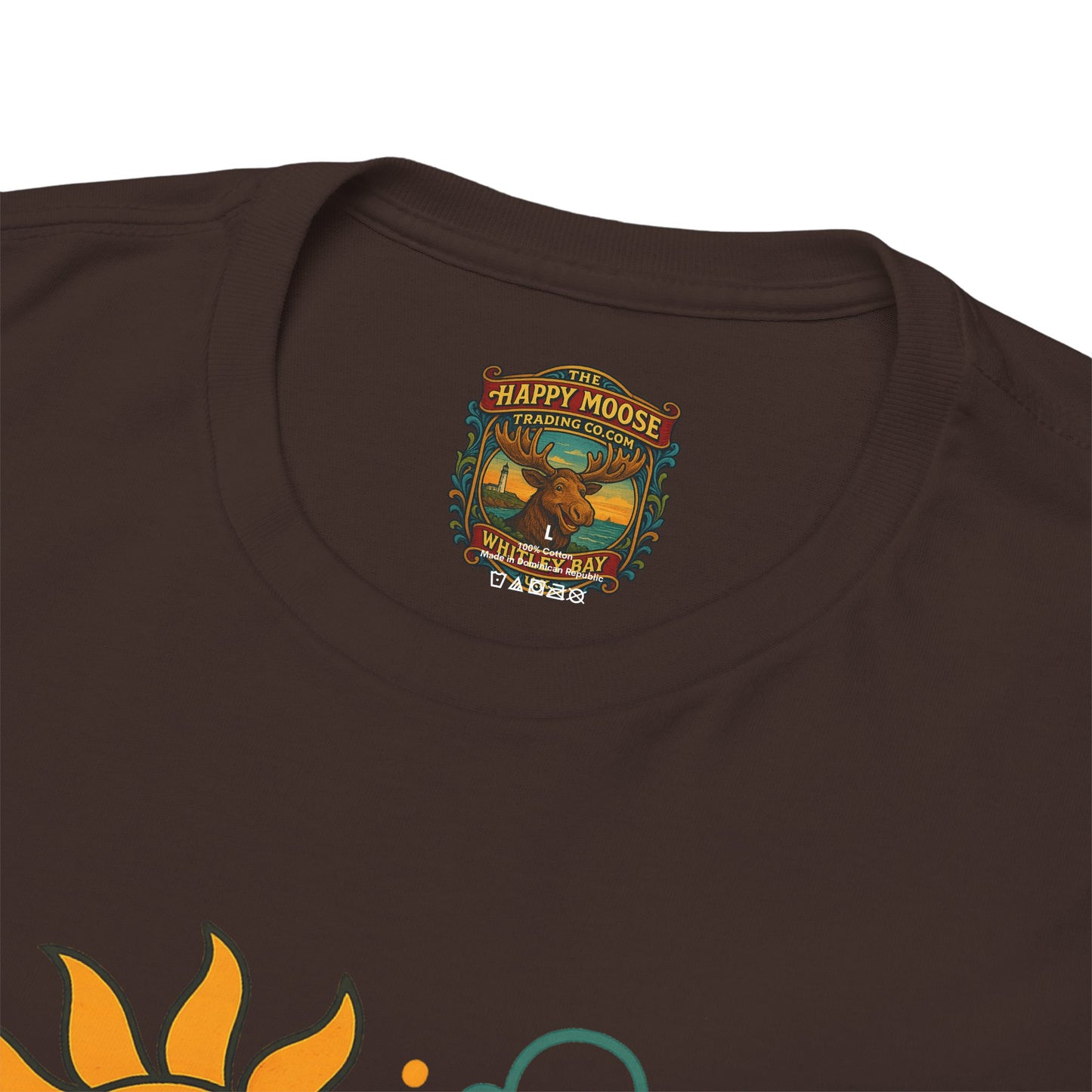 Summer Beach Tee | Surf Waves Palm Tree Graphic