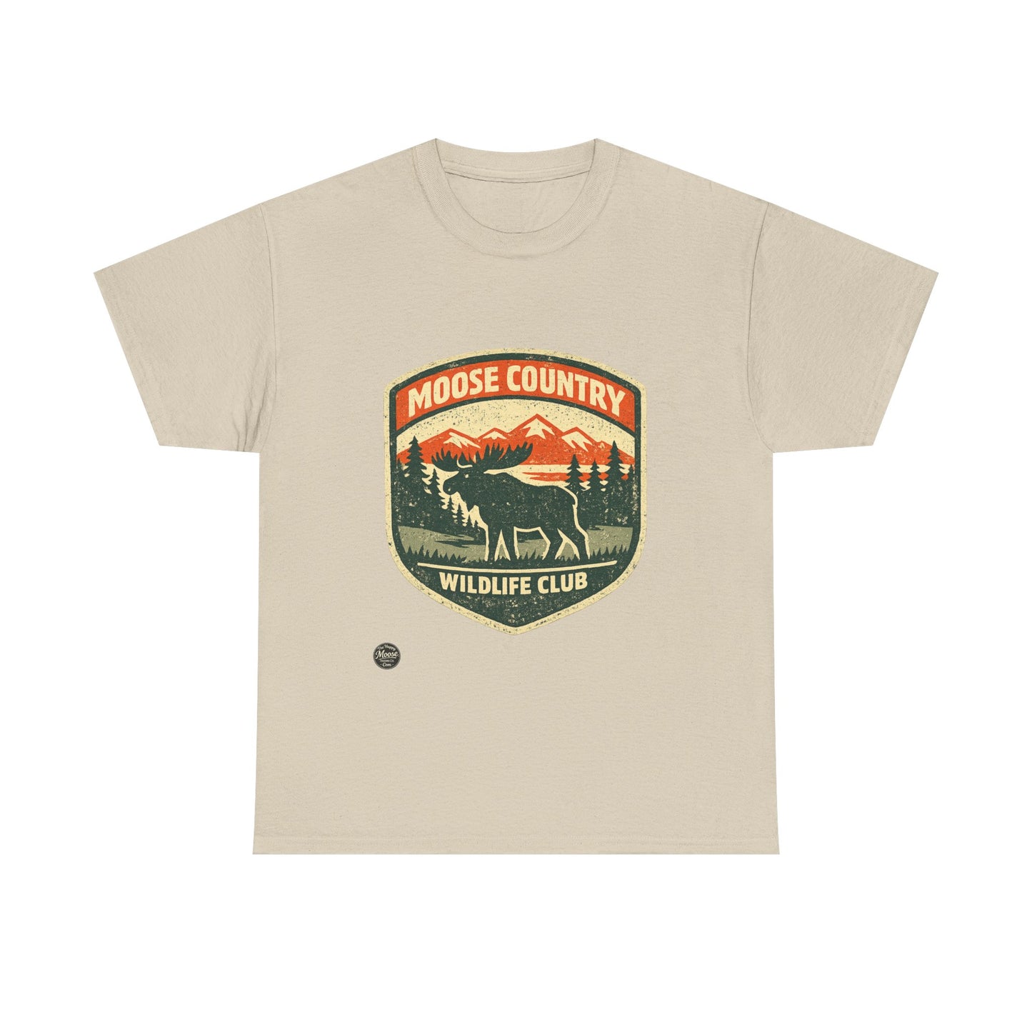 Moose Country Wildlife Club T-Shirt — Outdoor Hunting & Nature Tee