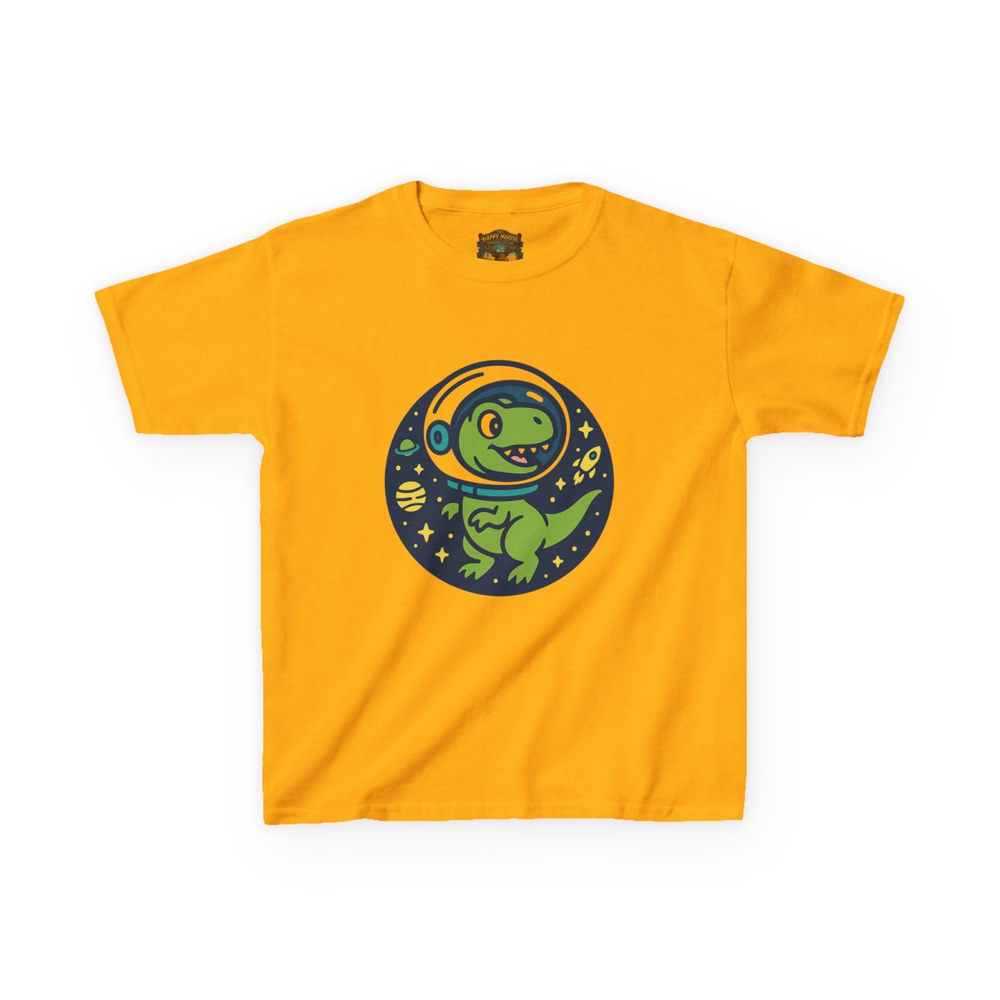 Kids Tee — Space Dino Astronaut Graphic
