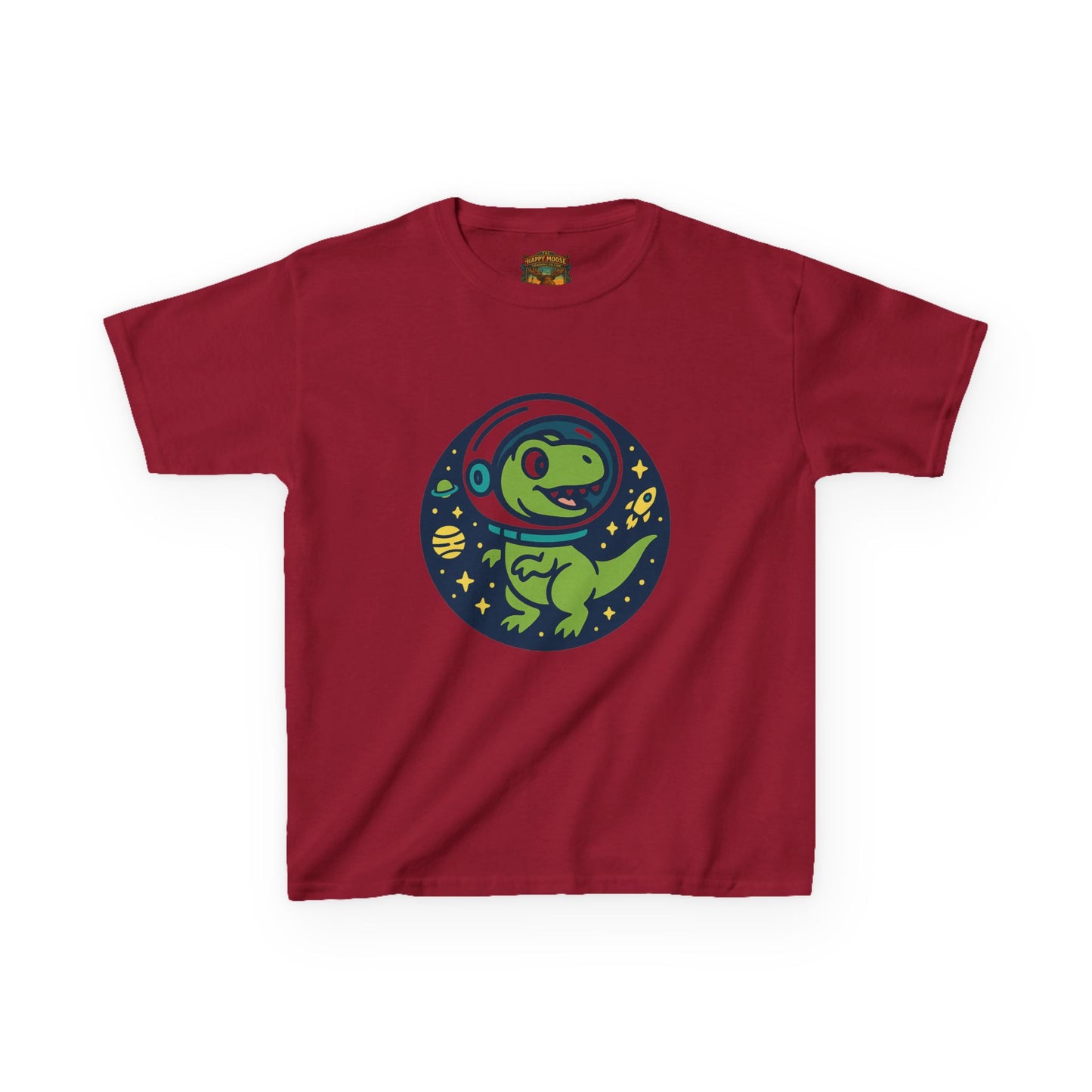 Kids Tee — Space Dino Astronaut Graphic
