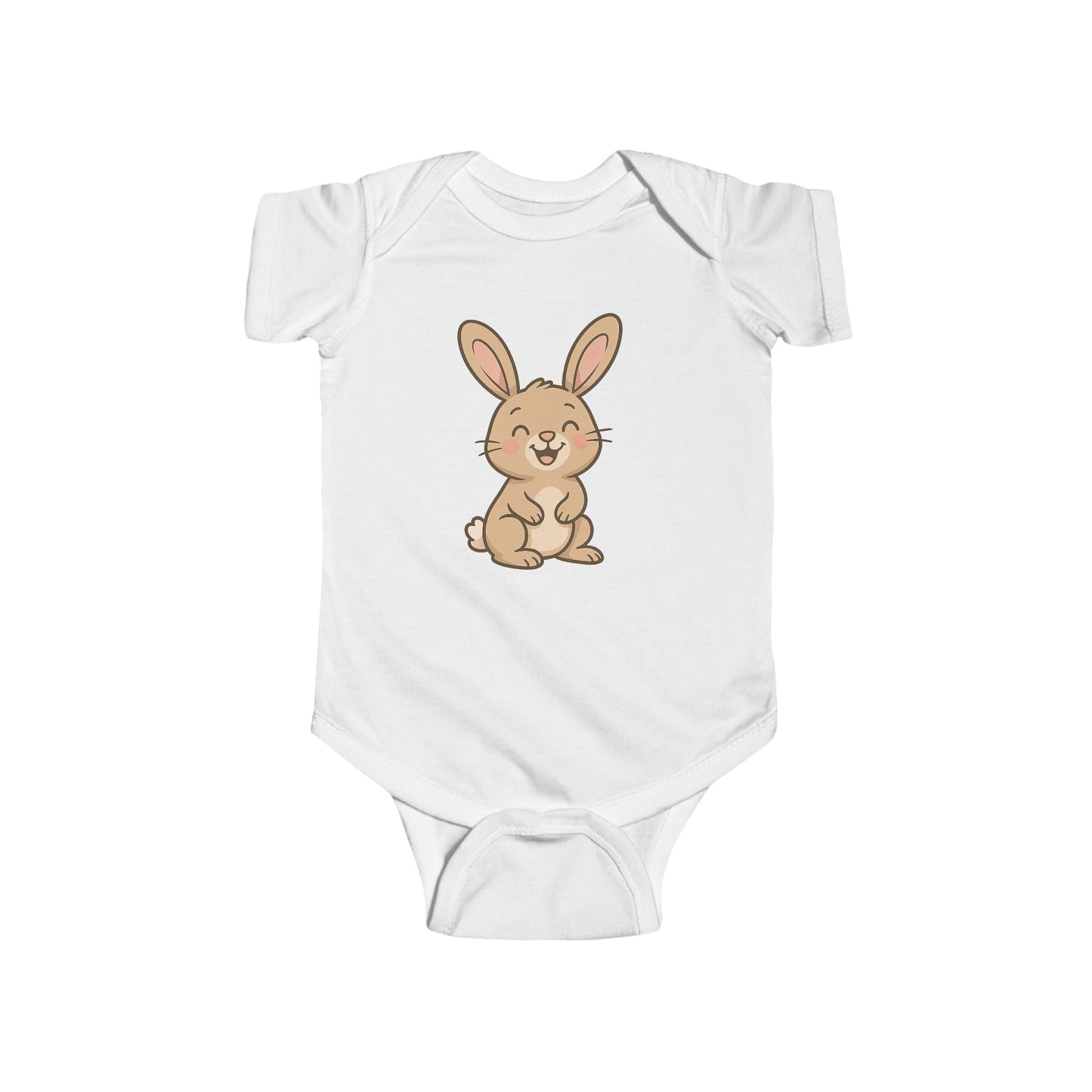 Baby Vest Infant Bodysuit - Cute Sitting Bunny, Newborn Easter Gift