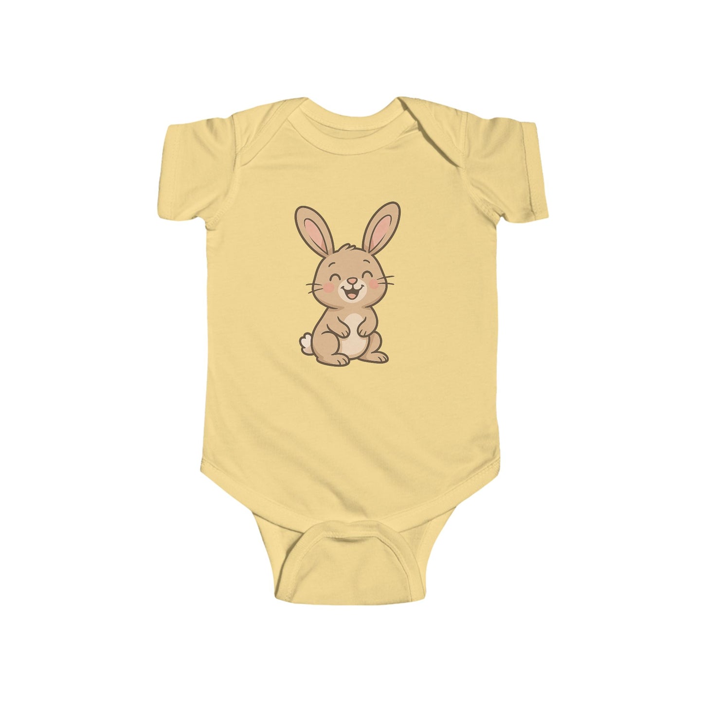 Baby Vest Infant Bodysuit - Cute Sitting Bunny, Newborn Easter Gift