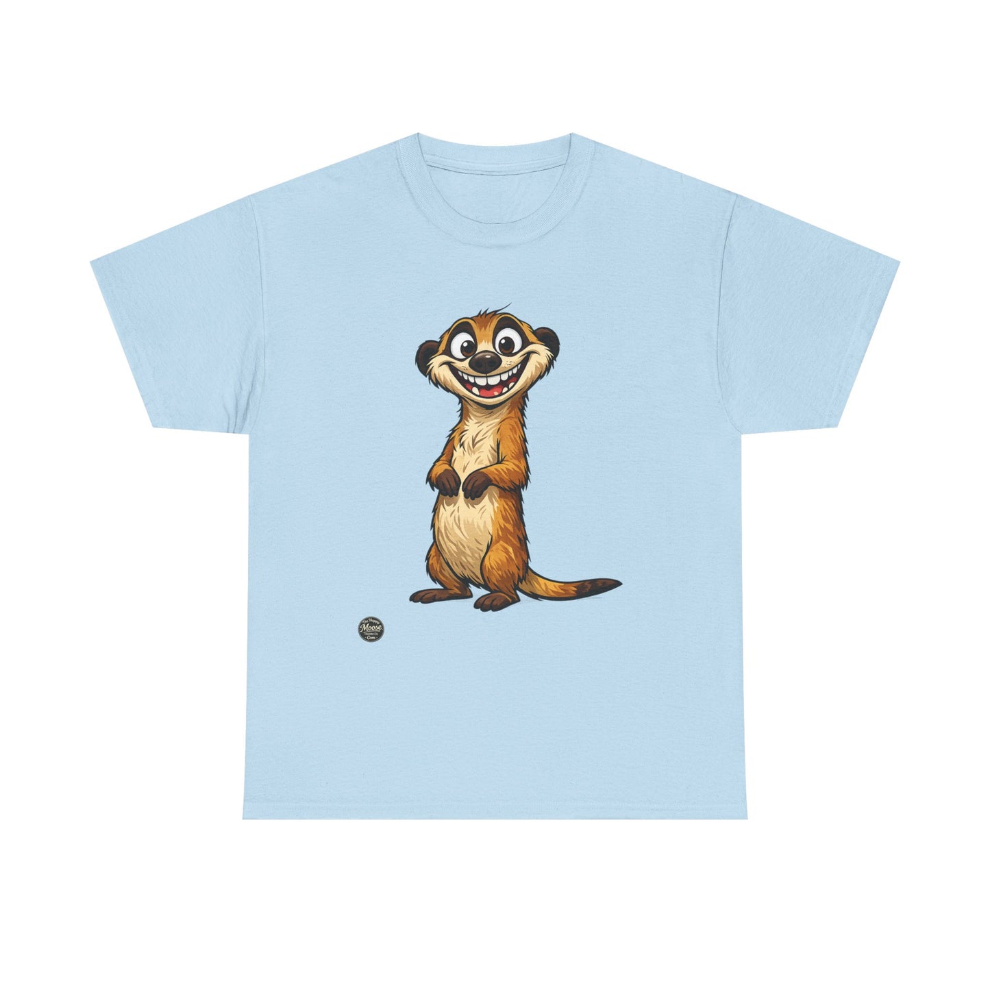 Meerkat Cute Cartoon T-Shirt — Playful Wildlife Tee