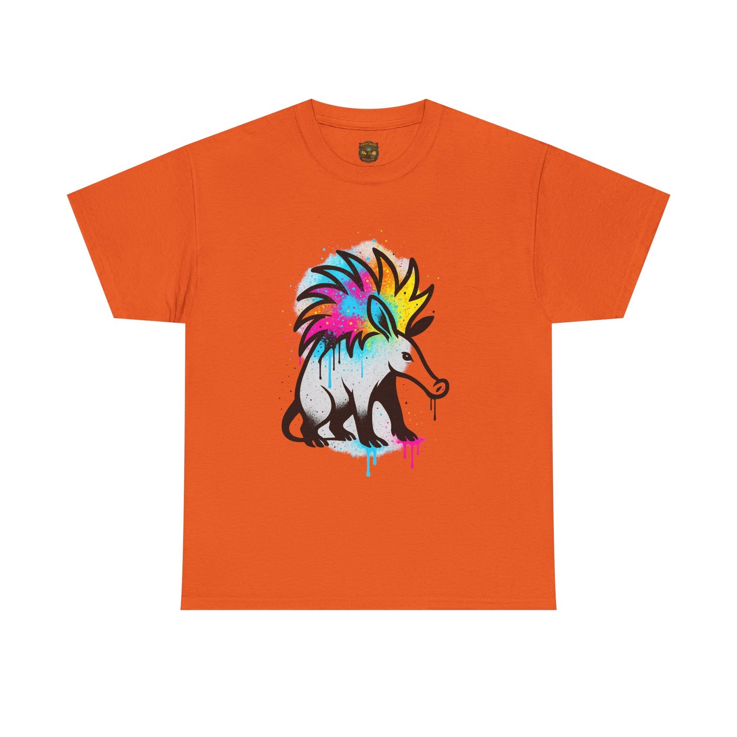 Porcupine Graffiti T-Shirt — Colorful Street Art Animal Tee