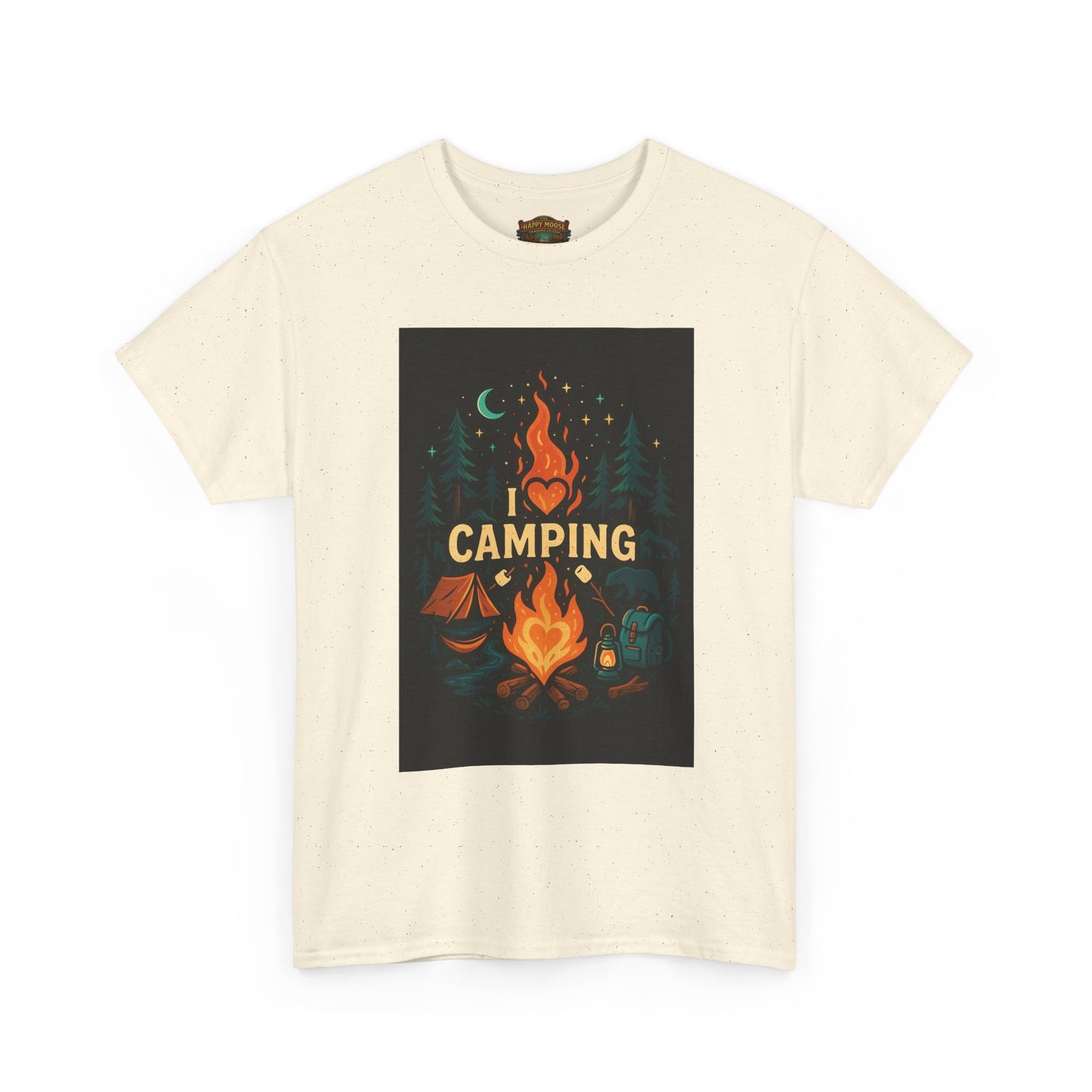 Camping Campfire Graphic Tee | Outdoor Adventure Shirt