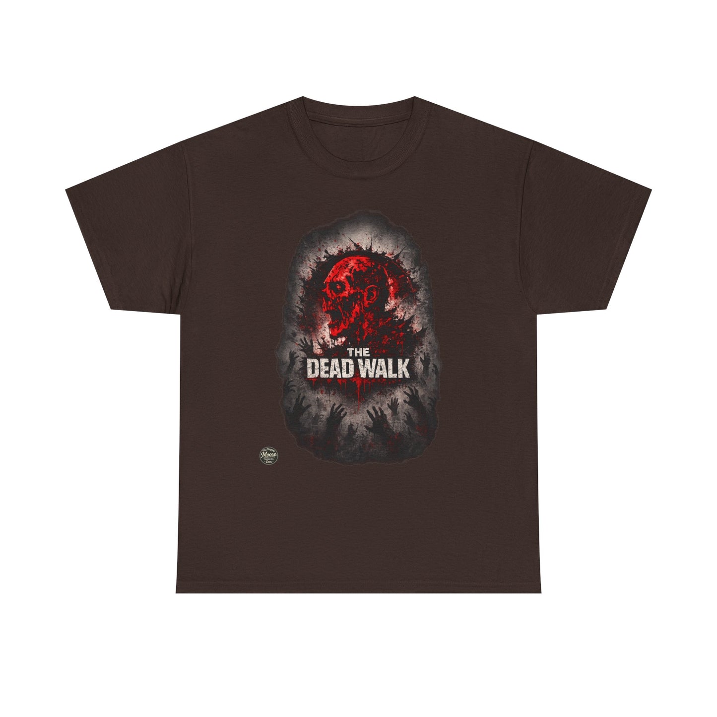 Zombie Graphic Tee — "The Dead Walk" Horror T-Shirt EZ003