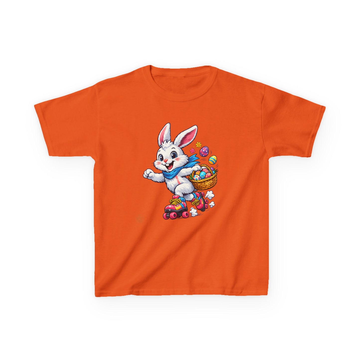 Kids Easter Bunny T-Shirt — Bunny with Easter Eggs Basket