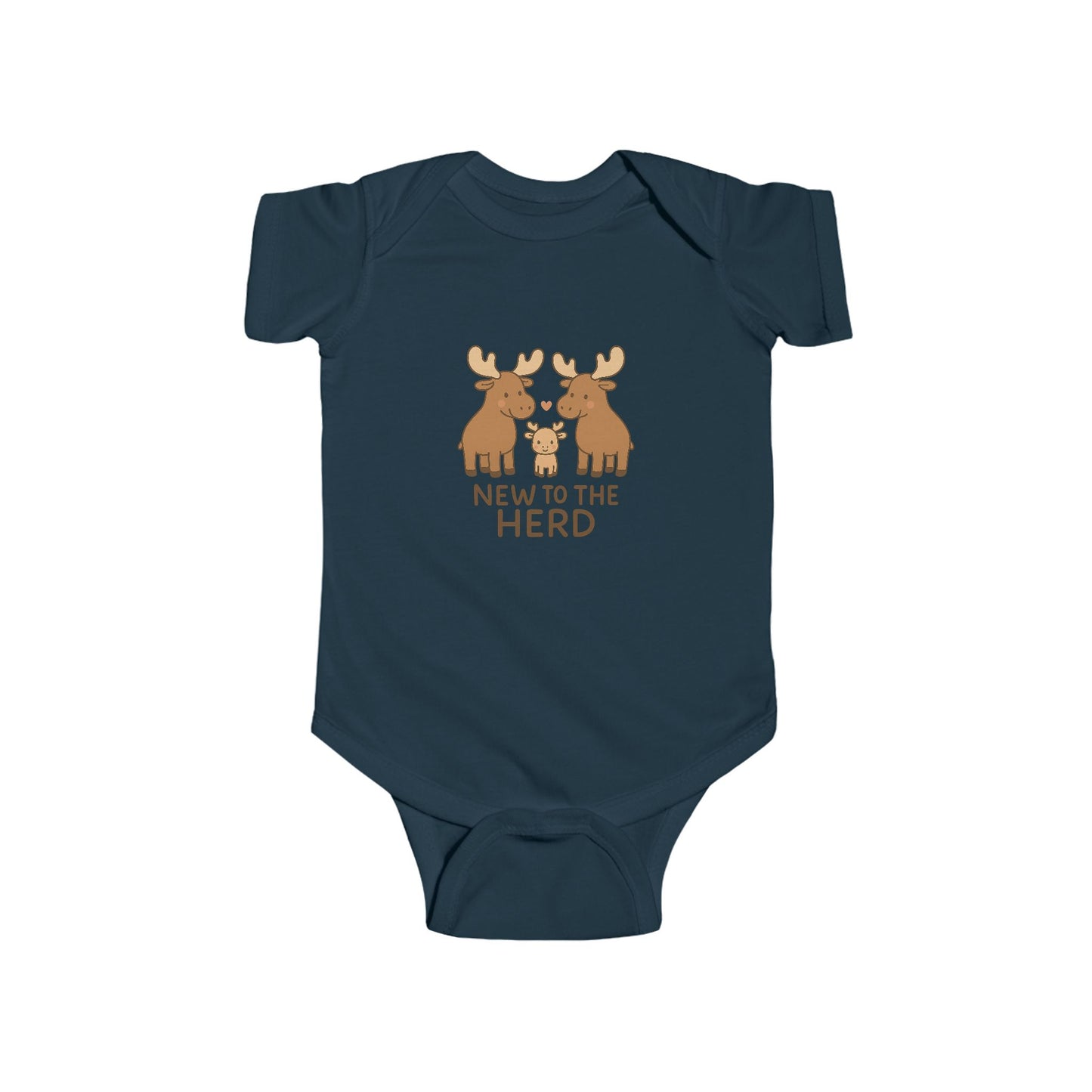 Baby Vest Infant Bodysuit - New To The Herd Baby Bodysuit Onesie