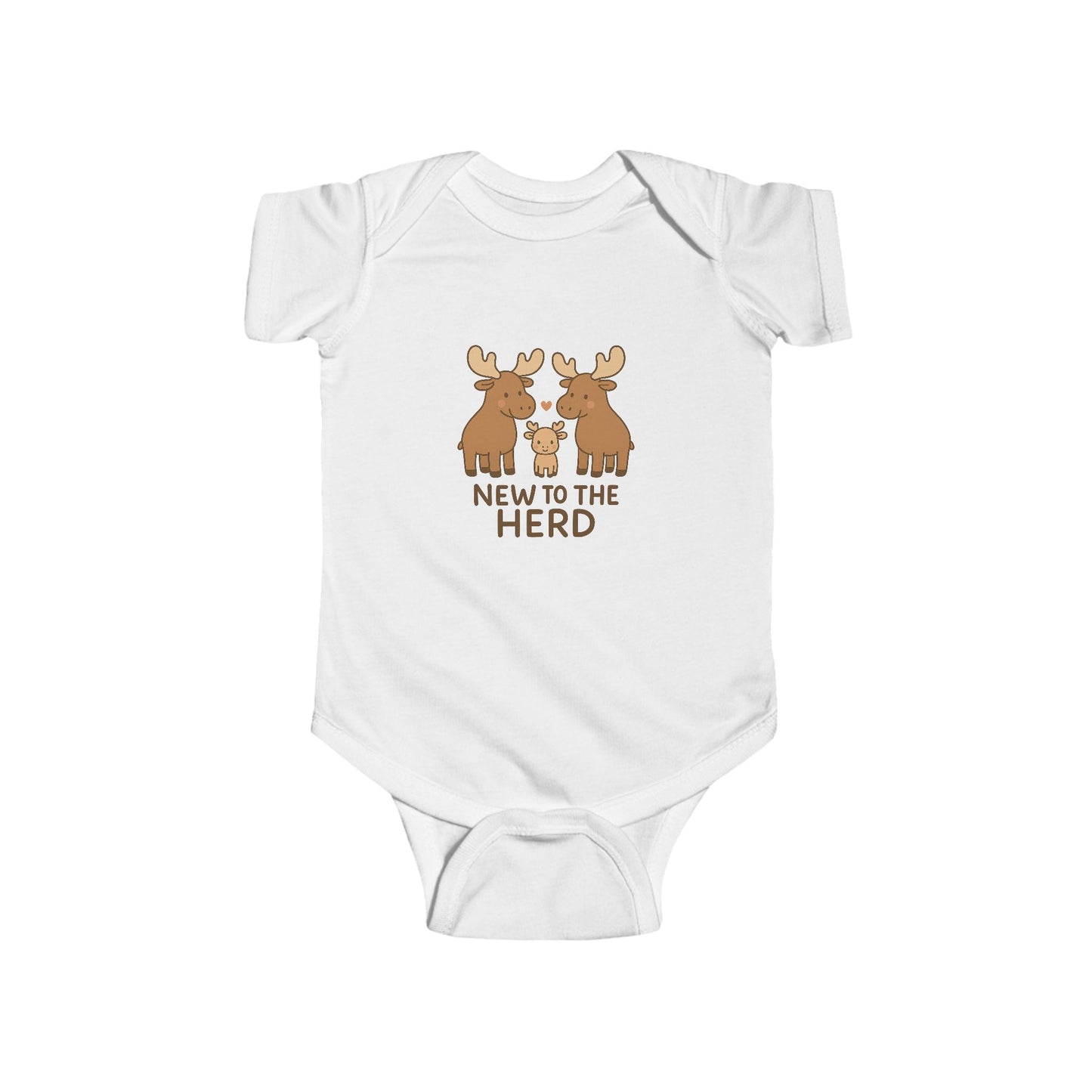 Baby Vest Infant Bodysuit - New To The Herd Baby Bodysuit Onesie