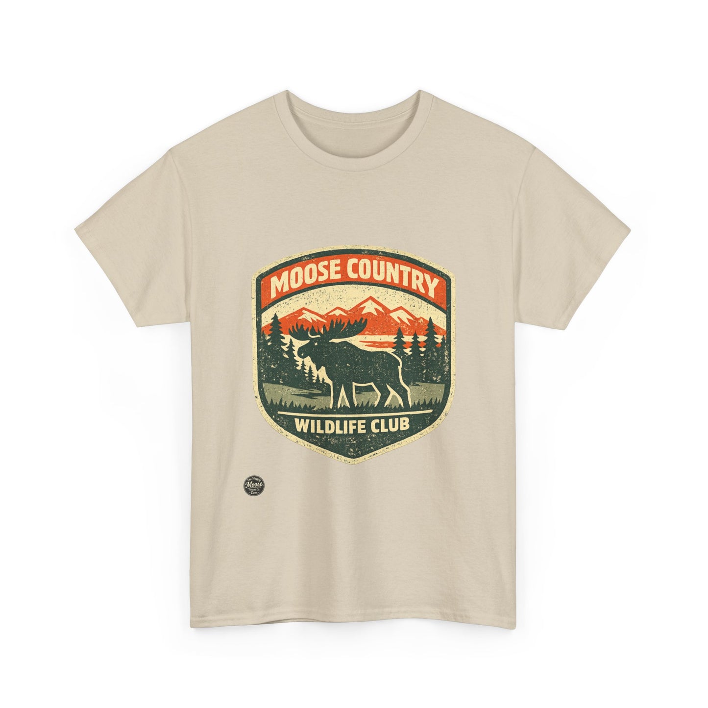 Moose Country Wildlife Club T-Shirt — Outdoor Hunting & Nature Tee