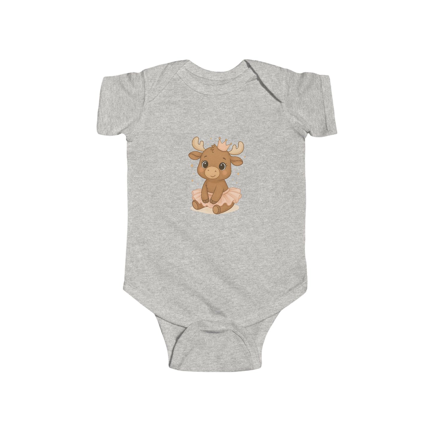 Cute Baby Moose Bodysuit — Adorable Woodland Infant Onesie