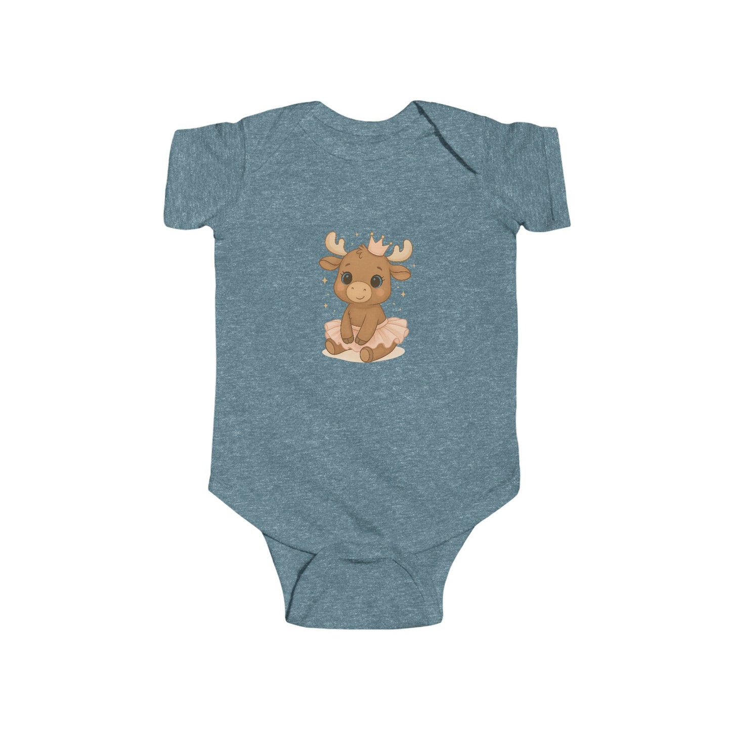 Cute Baby Moose Bodysuit — Adorable Woodland Infant Onesie