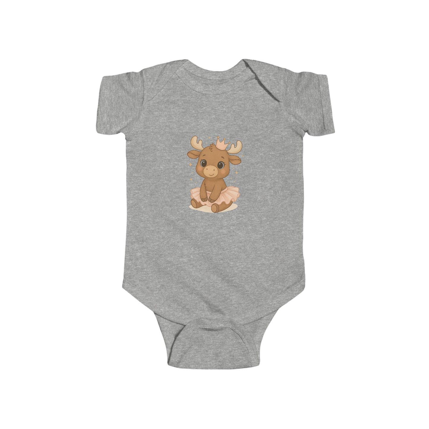 Baby Vest Infant Bodysuit - Adorable Moose Baby Princess