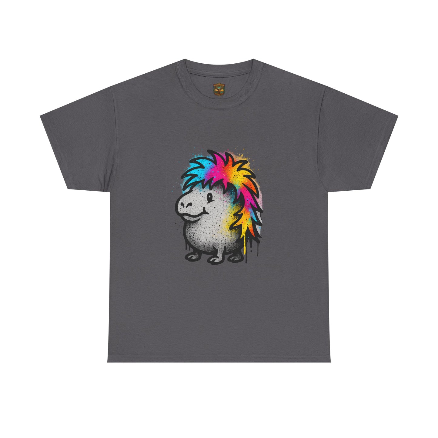 Rainbow Mohawk Quokka T-Shirt — Cute Colorful Quokka Tee