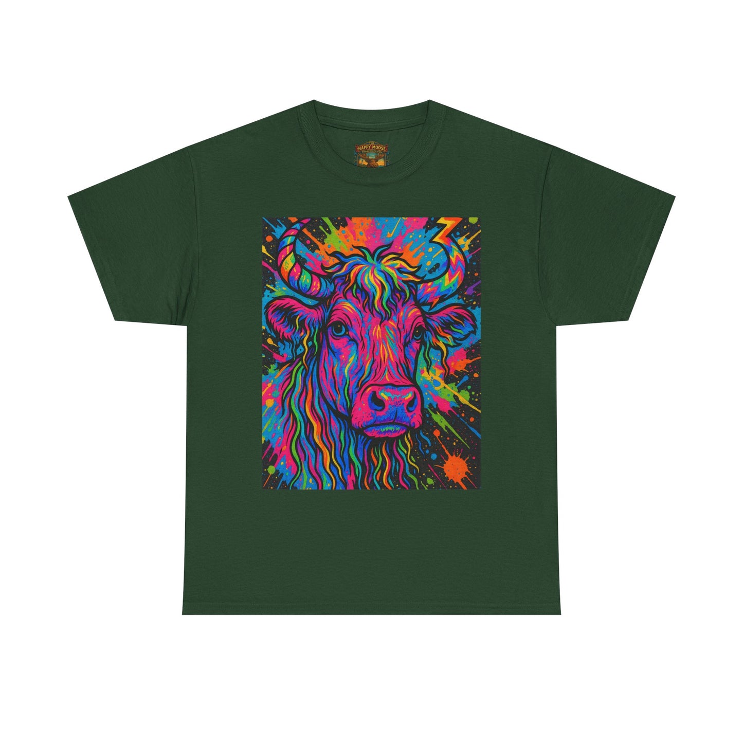 Psychedelic Cow Art Tee