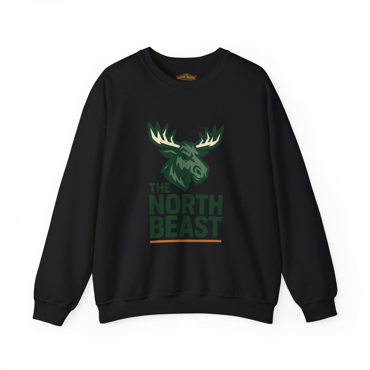 Crewneck Sweatshirt — "The North Beast" Moose Logo Pullover