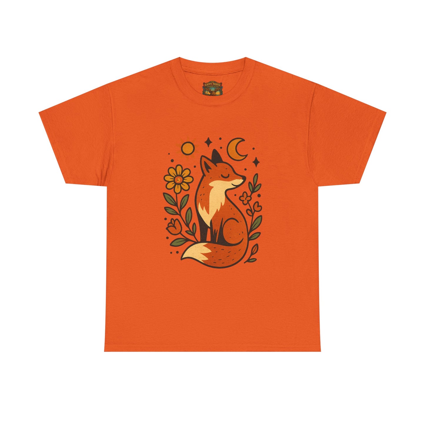 Fox Illustration T-Shirt | Cute Woodland Animal Tee