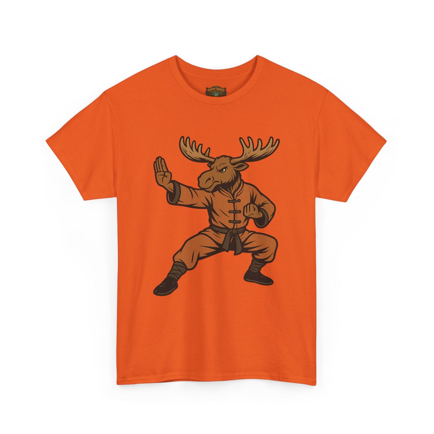 Moose Lee Kung Fu T-Shirt — Martial Arts Moose Graphic Tee