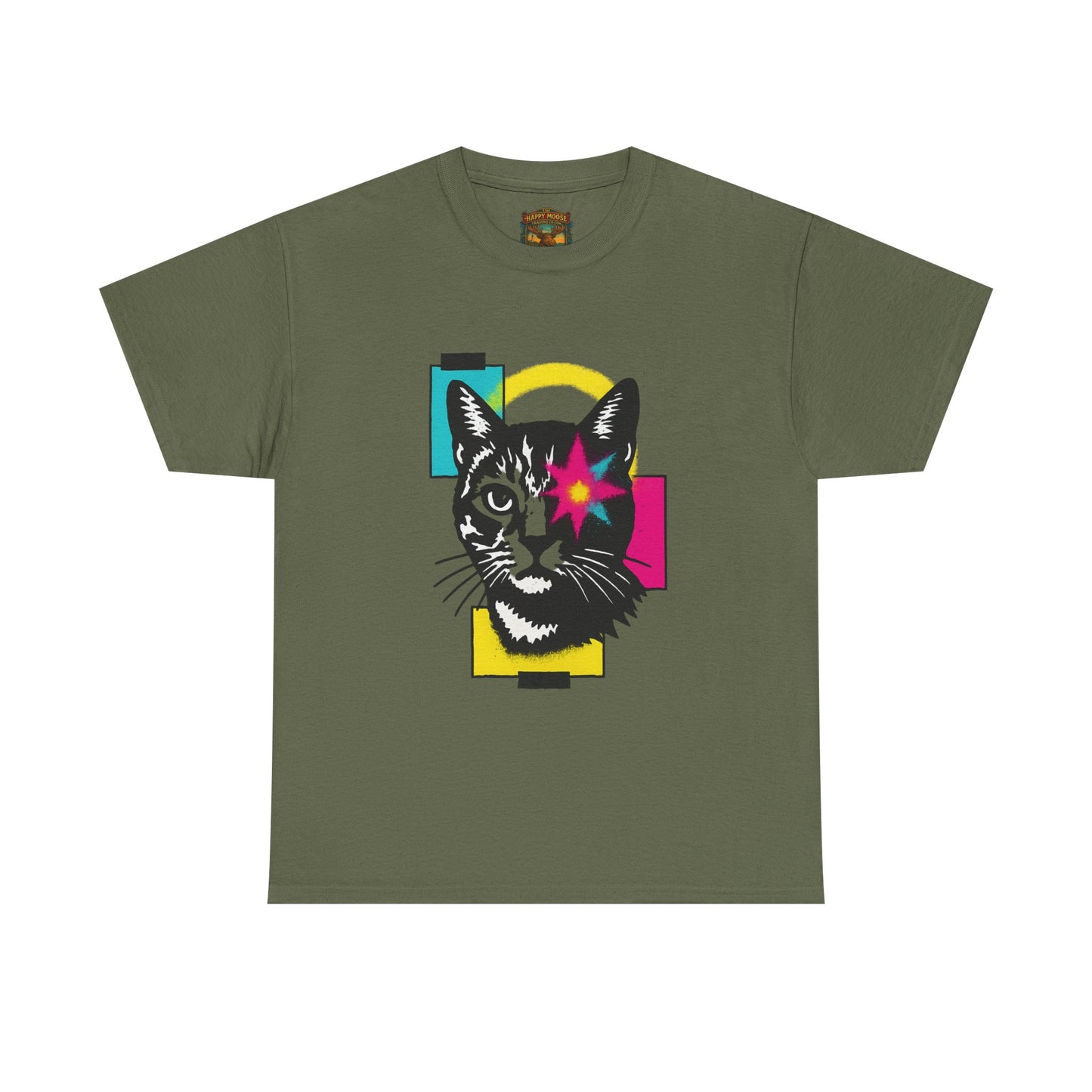 Cat Graphic T-Shirt — CAT Print