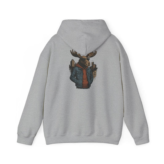 Urban Moose Cityscape Hoodie — Urban Moose Graphic Hooded Sweatshirt