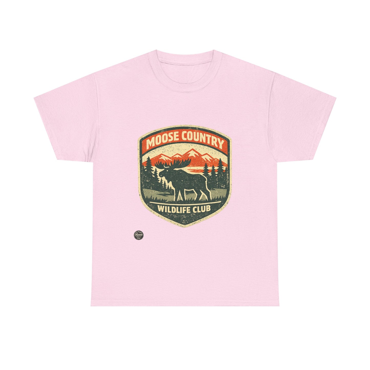 Moose Country Wildlife Club T-Shirt — Outdoor Hunting & Nature Tee