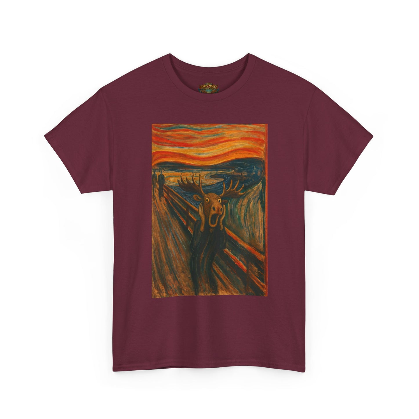 The Scream Art Print T‑Shirt — Vintage Expressionist Graphic Tee