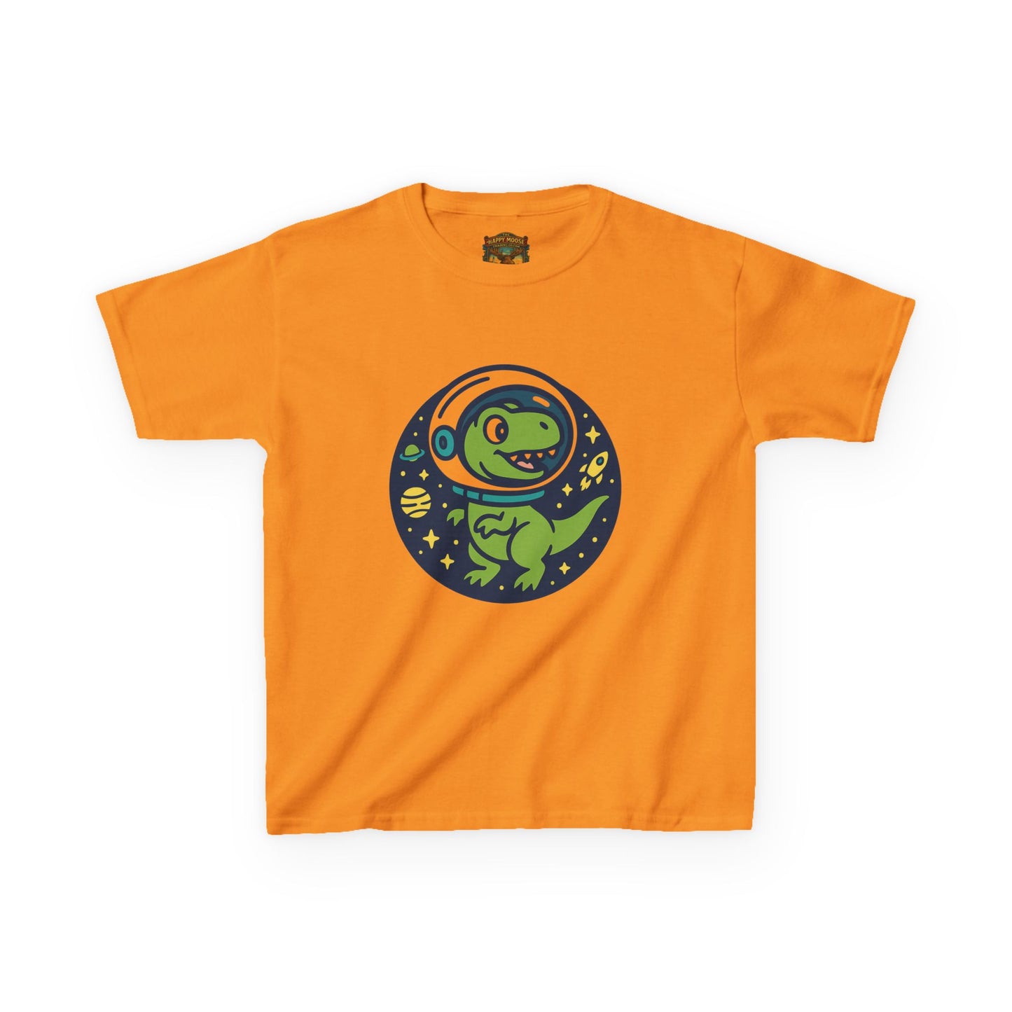 Kids Tee — Space Dino Astronaut Graphic