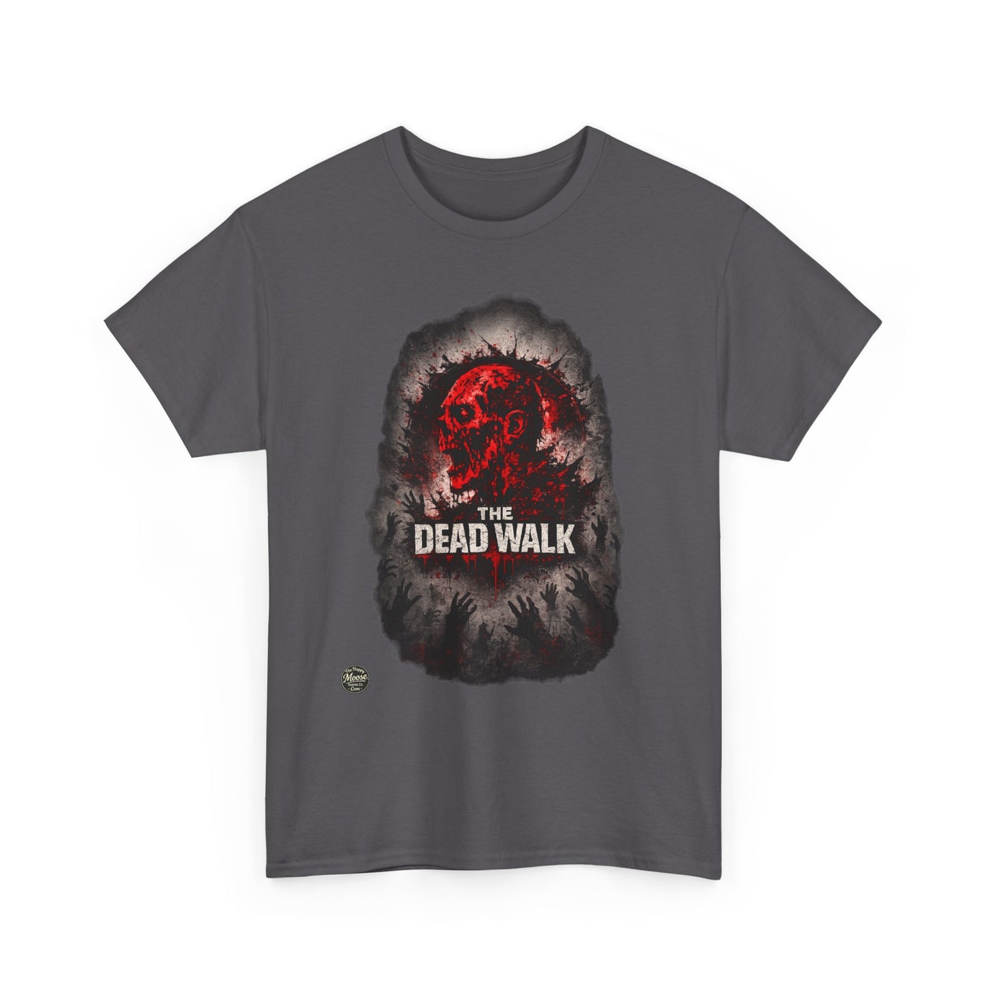 Zombie Graphic Tee — "The Dead Walk" Horror T-Shirt EZ003