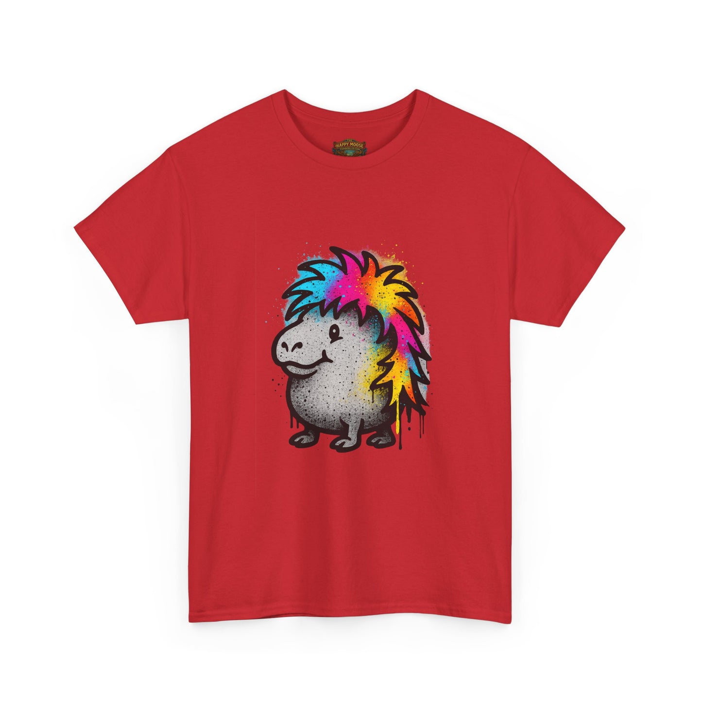 Rainbow Mohawk Quokka T-Shirt — Cute Colorful Quokka Tee