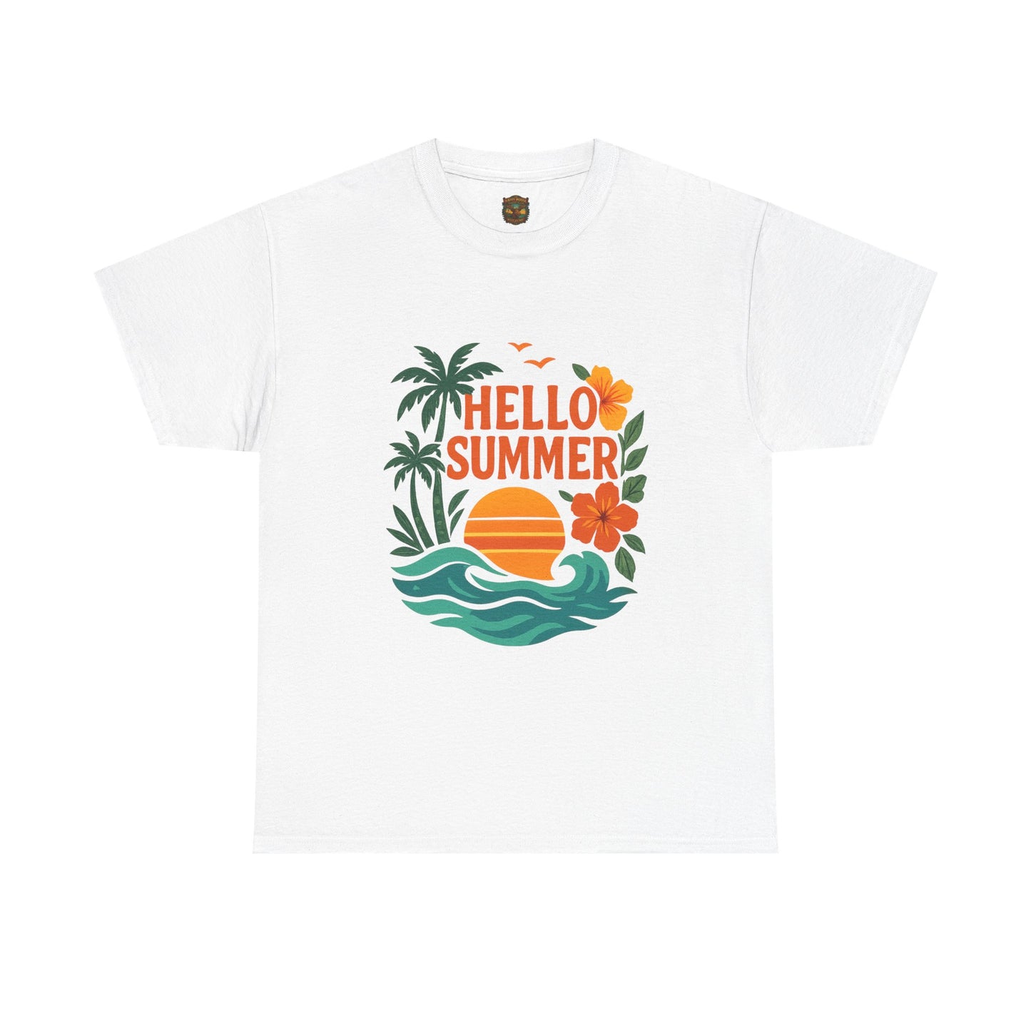 Hello Summer T-Shirt | Hello Summer Graphic Tee, Summer Slogan Shirt