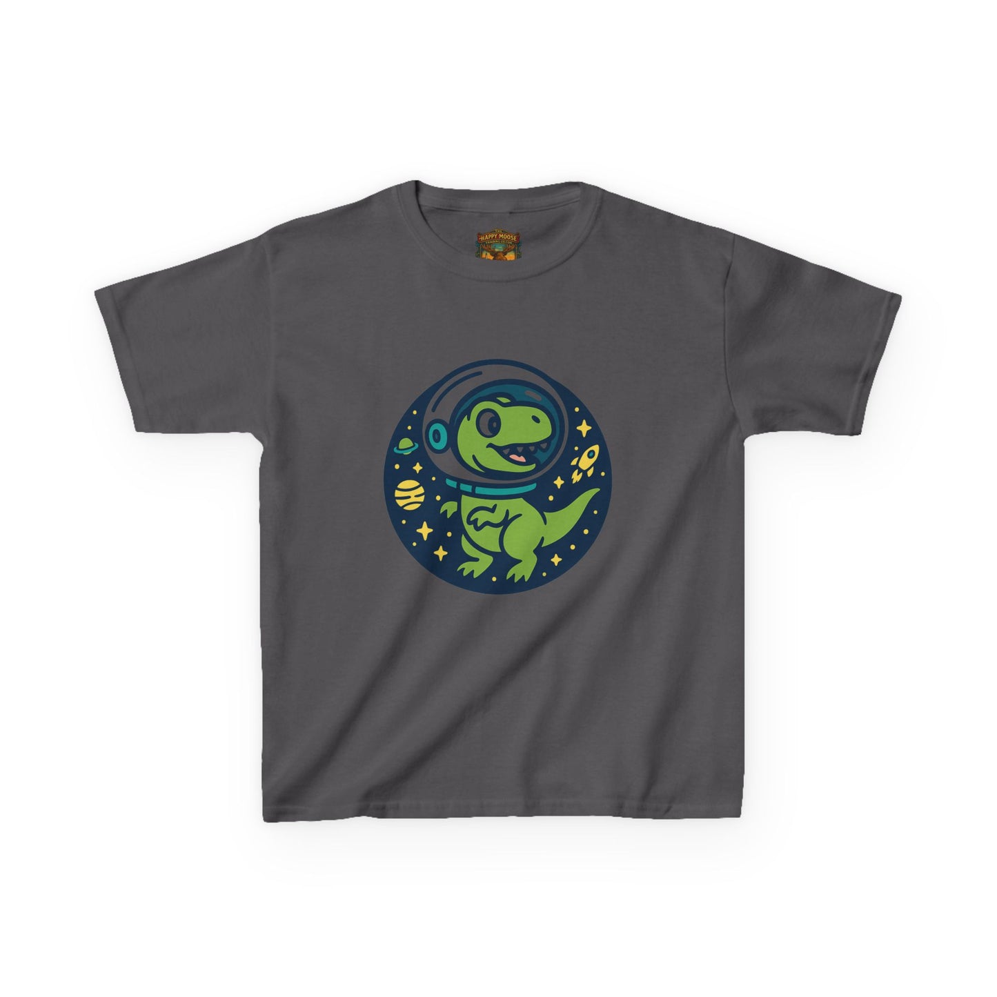 Kids Tee — Space Dino Astronaut Graphic