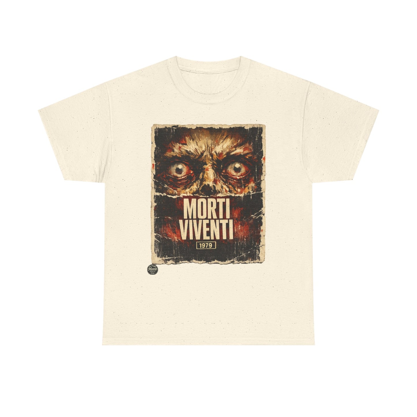Zombie Horror Poster Tee — "Morti Viventi" Graphic T‑Shirt  EZ001