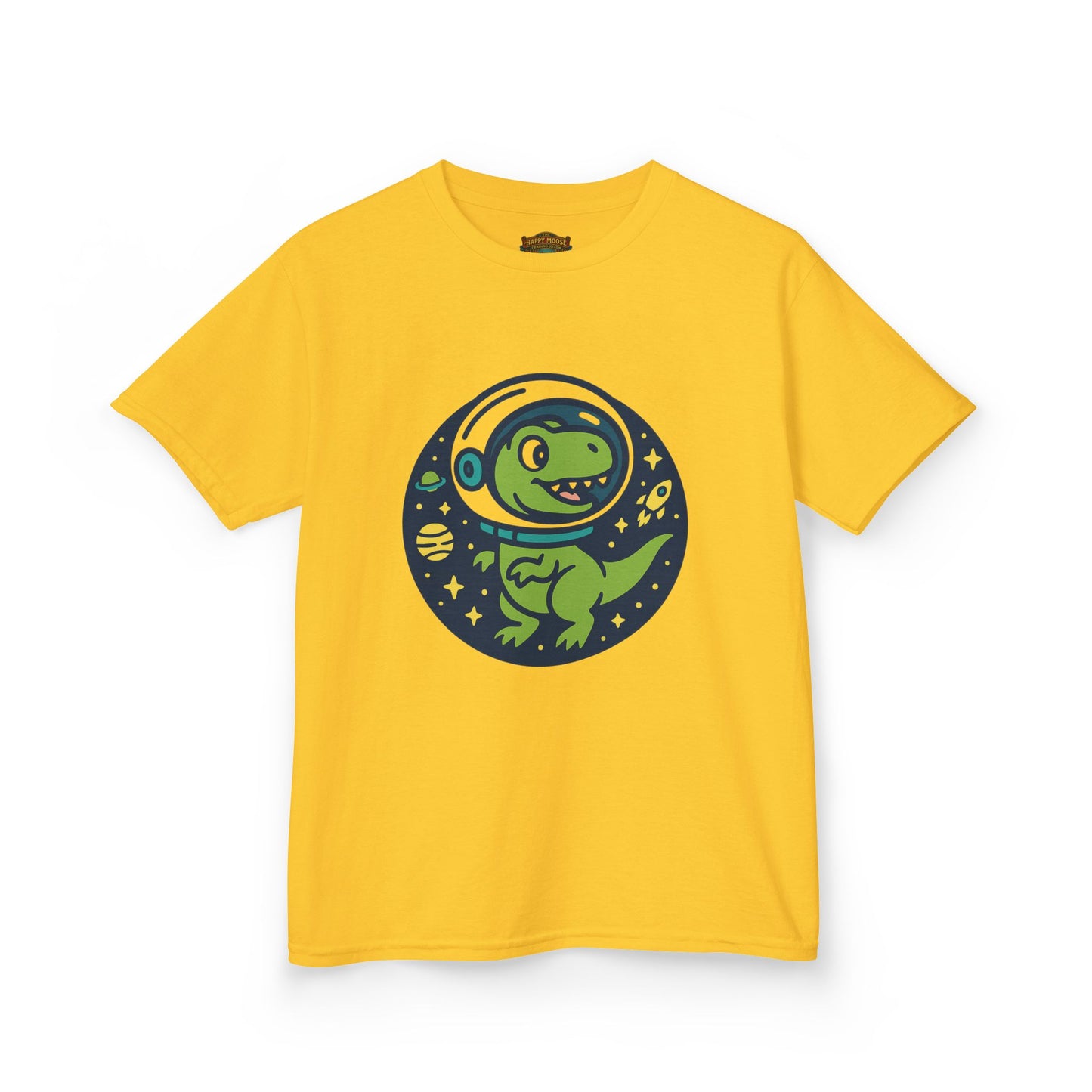 Kids Tee — Space Dino Astronaut Graphic
