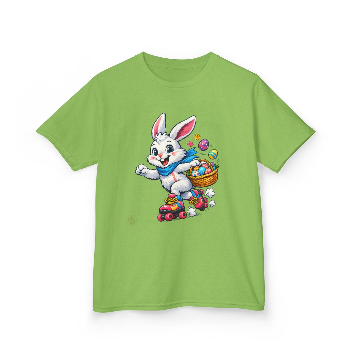 Kids Easter Bunny T-Shirt — Bunny with Easter Eggs Basket